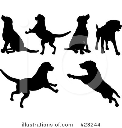Royalty-Free (RF) Dog Clipart Illustration by KJ Pargeter - Stock Sample #28244