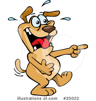 Royalty-Free (RF) Dog Clipart Illustration by Dennis Holmes Designs - Stock Sample #35022