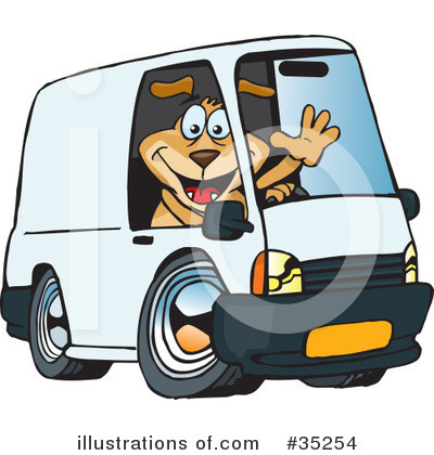 Driving Clipart #35254 by Dennis Holmes Designs