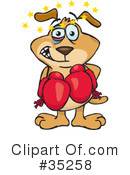 Dog Clipart #35258 by Dennis Holmes Designs