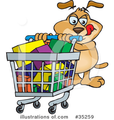 Shopping Clipart #35259 by Dennis Holmes Designs