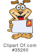Dog Clipart #35260 by Dennis Holmes Designs