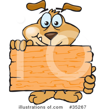 Royalty-Free (RF) Dog Clipart Illustration by Dennis Holmes Designs - Stock Sample #35267