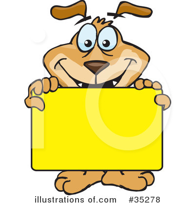 Royalty-Free (RF) Dog Clipart Illustration by Dennis Holmes Designs - Stock Sample #35278