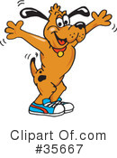 Dog Clipart #35667 by Dennis Holmes Designs