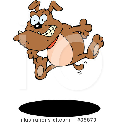 Bulldog Clipart #35670 by Dennis Holmes Designs