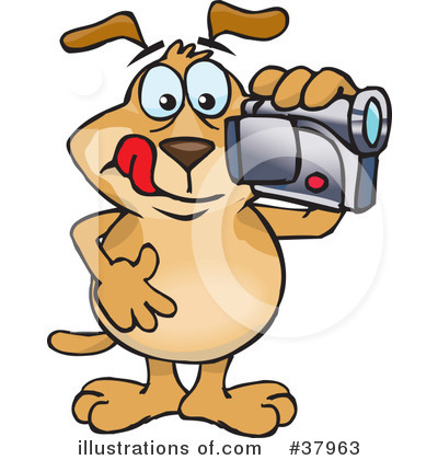 Camcorder Clipart #37963 by Dennis Holmes Designs