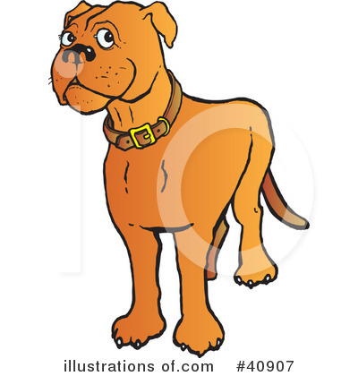 Royalty-Free (RF) Dog Clipart Illustration by Snowy - Stock Sample #40907