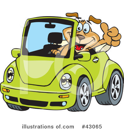Driving Clipart #43065 by Dennis Holmes Designs
