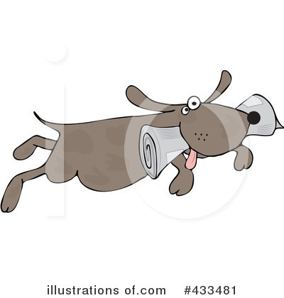 Royalty-Free (RF) Dog Clipart Illustration by djart - Stock Sample #433481
