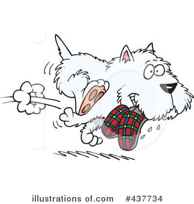 Royalty-Free (RF) Dog Clipart Illustration by toonaday - Stock Sample #437734