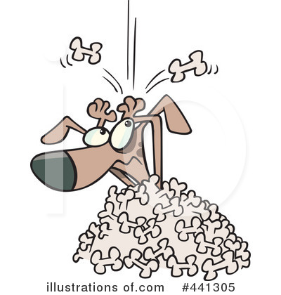 Royalty-Free (RF) Dog Clipart Illustration by toonaday - Stock Sample #441305