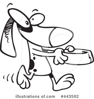 Royalty-Free (RF) Dog Clipart Illustration by toonaday - Stock Sample #443502