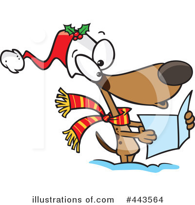 Royalty-Free (RF) Dog Clipart Illustration by toonaday - Stock Sample #443564