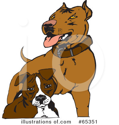 Royalty-Free (RF) Dog Clipart Illustration by Dennis Holmes Designs - Stock Sample #65351