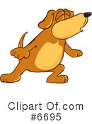 Dog Clipart #6695 by Mascot Junction
