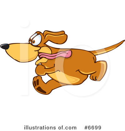 Hound Dog Clipart #6699 by Mascot Junction