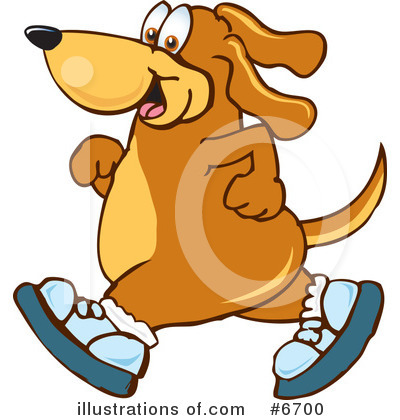 Hound Dog Clipart #6700 by Mascot Junction