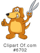 Dog Clipart #6702 by Mascot Junction