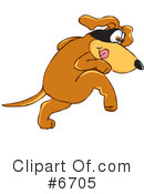 Dog Clipart #6705 by Mascot Junction