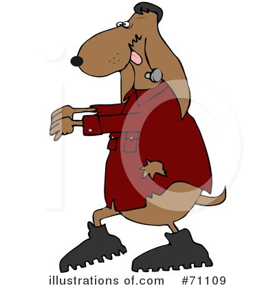 Royalty-Free (RF) Dog Clipart Illustration by djart - Stock Sample #71109
