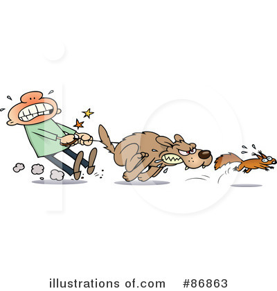 Royalty-Free (RF) Dog Clipart Illustration by gnurf - Stock Sample #86863