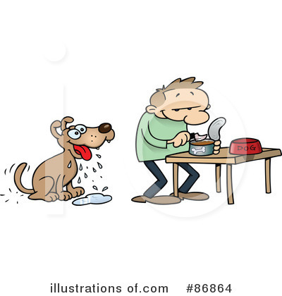 Royalty-Free (RF) Dog Clipart Illustration by gnurf - Stock Sample #86864