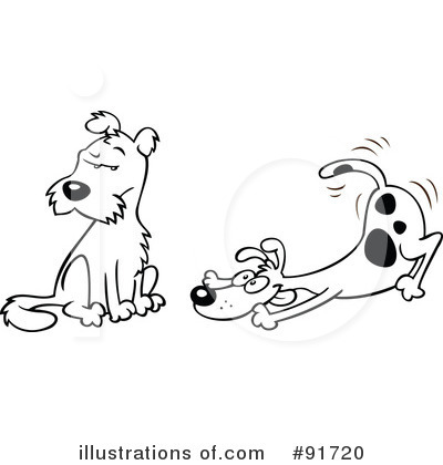 Royalty-Free (RF) Dog Clipart Illustration by gnurf - Stock Sample #91720