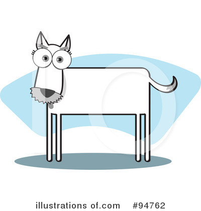Royalty-Free (RF) Dog Clipart Illustration by Qiun - Stock Sample #94762