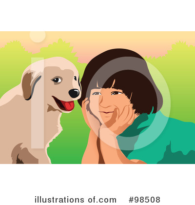 Royalty-Free (RF) Dog Clipart Illustration by mayawizard101 - Stock Sample #98508