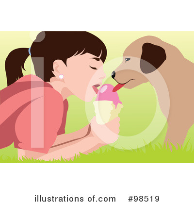 Royalty-Free (RF) Dog Clipart Illustration by mayawizard101 - Stock Sample #98519