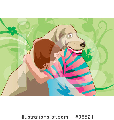 Royalty-Free (RF) Dog Clipart Illustration by mayawizard101 - Stock Sample #98521