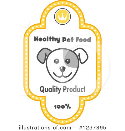 Royalty-Free (RF) Dog Food Clipart Illustration by Vector Tradition SM - Stock Sample #1237895