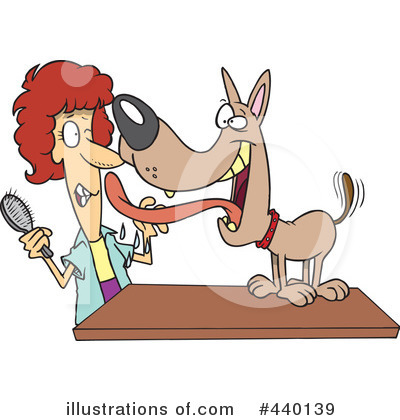 Royalty-Free (RF) Dog Groomer Clipart Illustration by toonaday - Stock Sample #440139