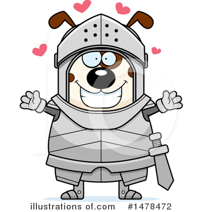 Royalty-Free (RF) Dog Knight Clipart Illustration by Cory Thoman - Stock Sample #1478472