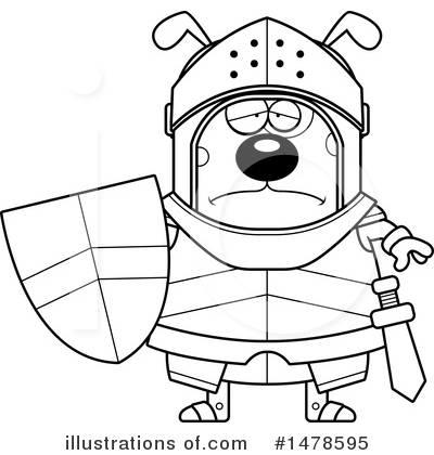 Royalty-Free (RF) Dog Knight Clipart Illustration by Cory Thoman - Stock Sample #1478595