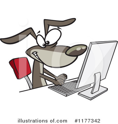 Royalty-Free (RF) Dogs Clipart Illustration by toonaday - Stock Sample #1177342