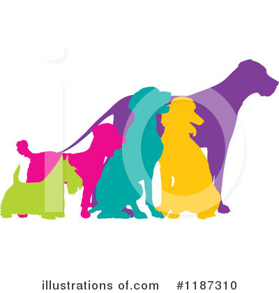 Royalty-Free (RF) Dogs Clipart Illustration by Maria Bell - Stock Sample #1187310