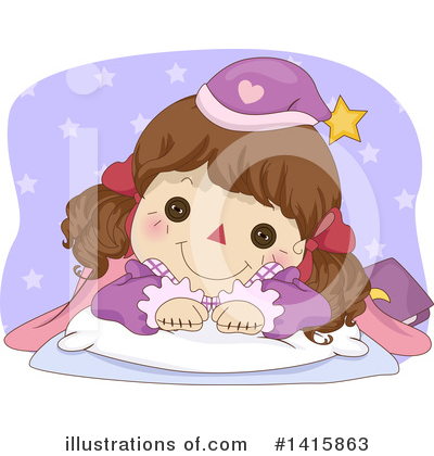 Royalty-Free (RF) Doll Clipart Illustration by BNP Design Studio - Stock Sample #1415863