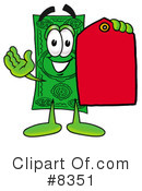 Dollar Bill Clipart #8351 by Mascot Junction