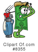 Dollar Bill Clipart #8355 by Mascot Junction