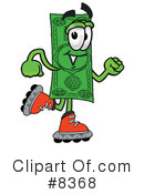 Dollar Bill Clipart #8368 by Mascot Junction