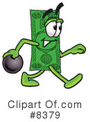 Dollar Bill Clipart #8379 by Mascot Junction
