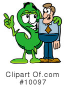Dollar Sign Clipart #10097 by Mascot Junction