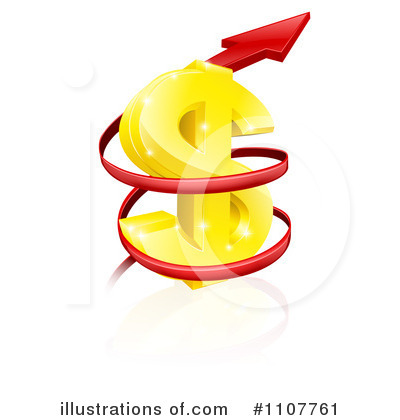 Royalty-Free (RF) Dollar Symbol Clipart Illustration by AtStockIllustration - Stock Sample #1107761