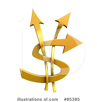 Royalty-Free (RF) Dollar Symbol Clipart Illustration by Mopic - Stock Sample #85385
