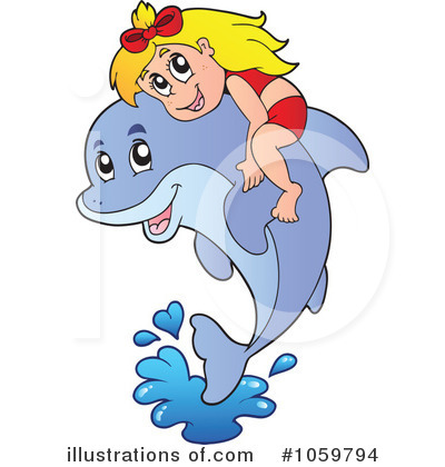 Dolphin Clipart #1059794 by visekart
