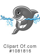 Dolphin Clipart #1081816 by Vector Tradition SM