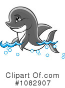 Dolphin Clipart #1082907 by Vector Tradition SM