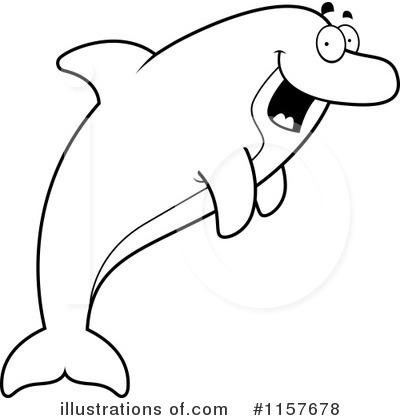 Dolphin Clipart #1157678 by Cory Thoman